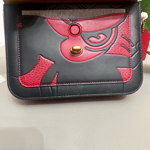 NWT COACH Disney Mickey Mouse X Keith Haring Madison Shoulder Bag 19 $495 - Picture 12 of 16